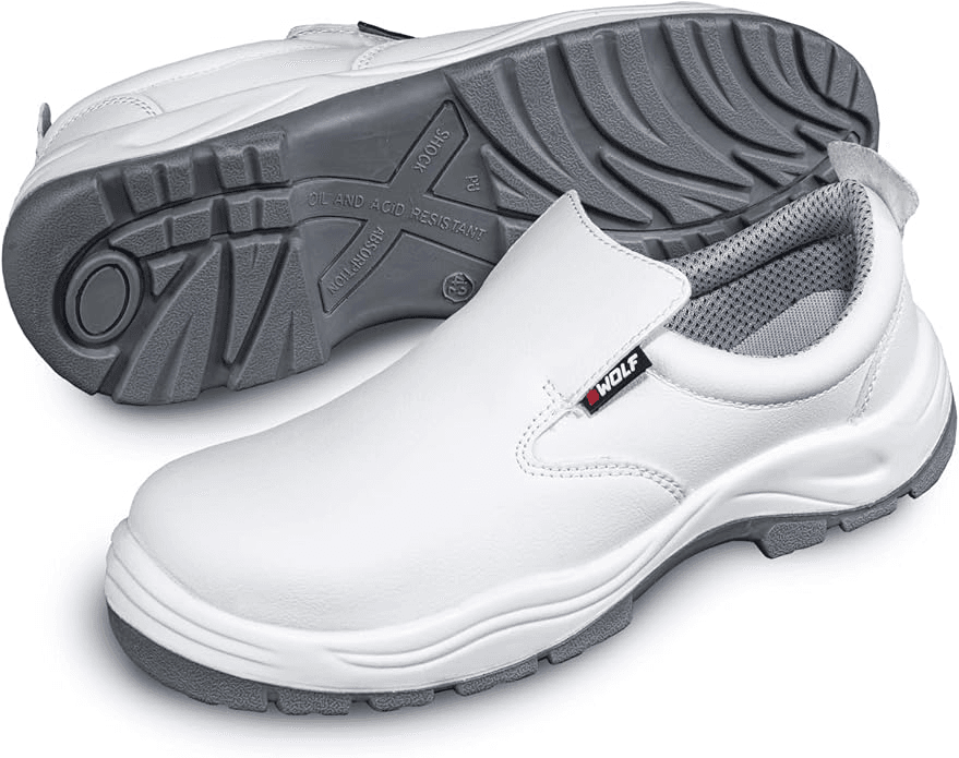 Zapatos de Cocina Hombre Zapatos de Cocina Mujer Impermeables, Resistentes al Aceite, Antideslizantes con Plantillas Transpirables